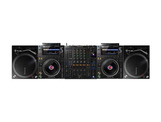 Régie DJ 2 x Pioneer CDJ 3000 + DJM A9 + 2 x Pioneer PLX 500